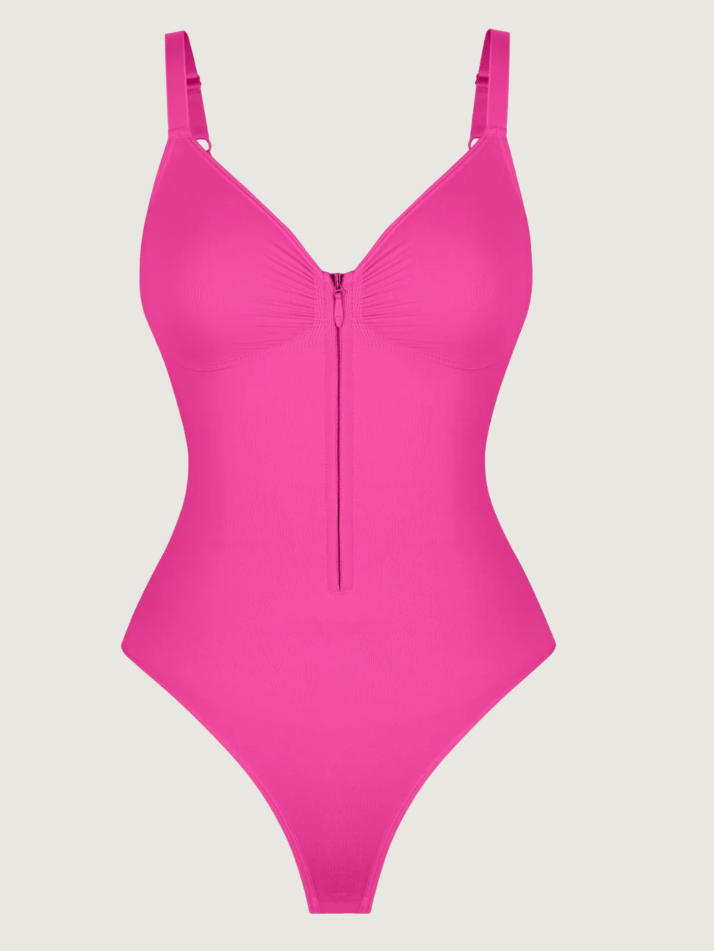 ZIP & SHAPE SEAMLESS BODYSUIT