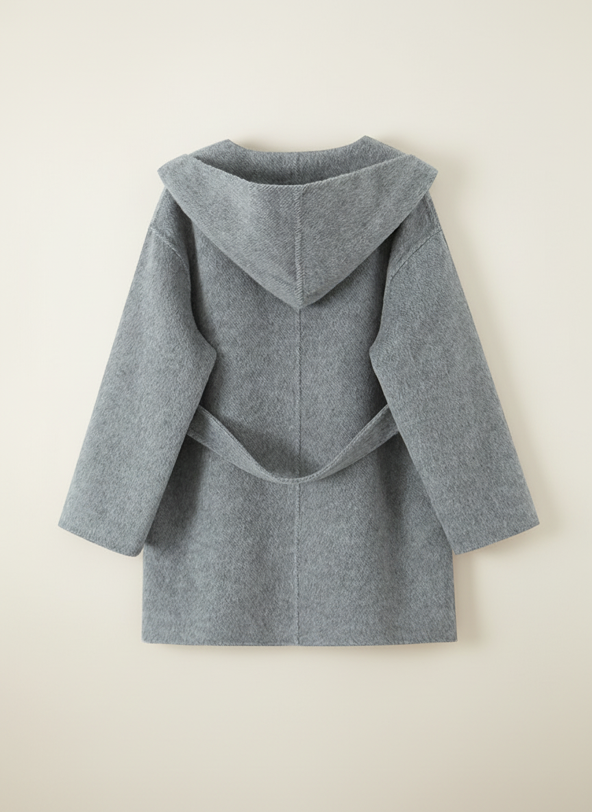 WOLLEN BATHROBE DOUBLE-SIDED STYLE COAT